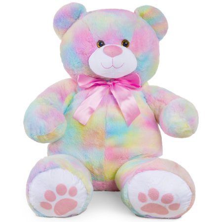 RAINBOW TEDDY 80CM