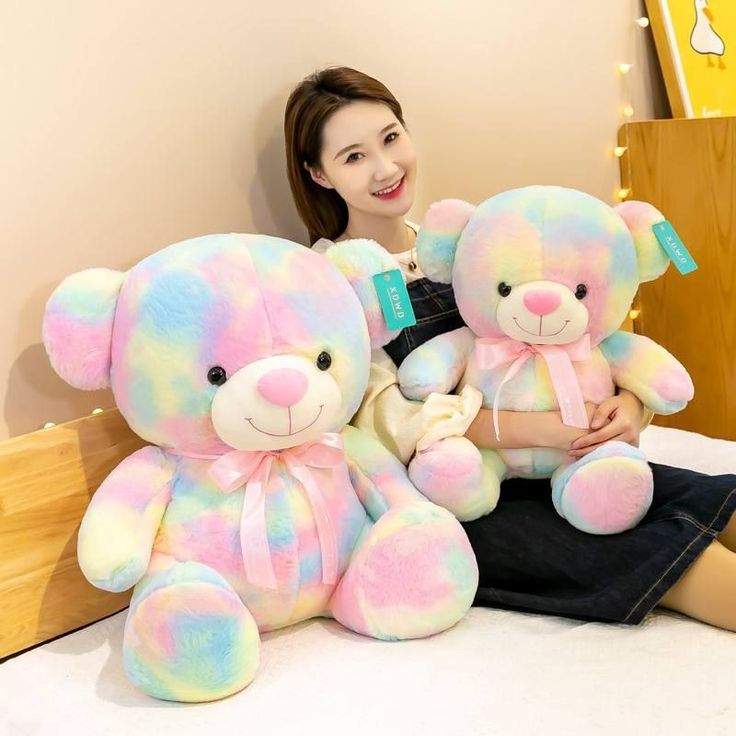 RAINBOW TEDDY 50CM